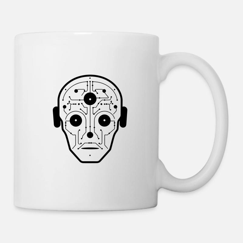 Roboter - Tasse - Weiß