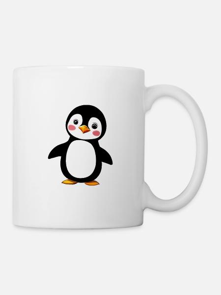 Pinguin - Tasse - Weiß
