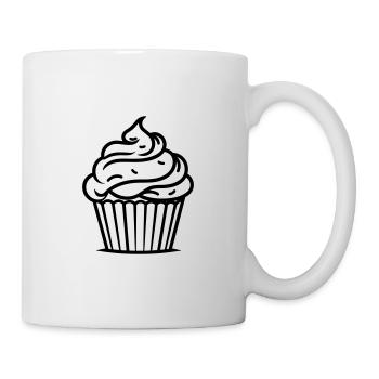cupcake - Mug blanc - blanc - Droite
