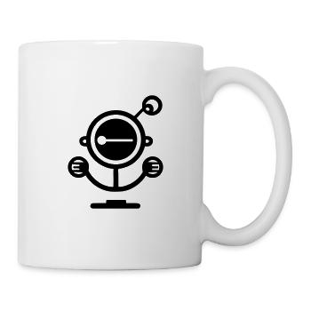 Petit robot - Mug blanc - blanc - Droite