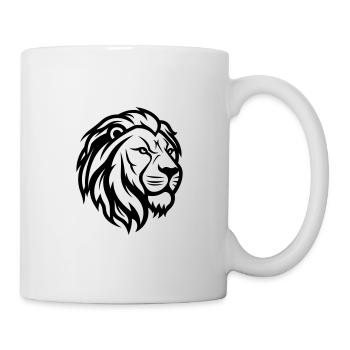 Lion's head - Mug - white - Right