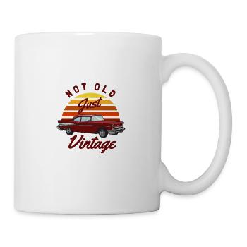 Not Old Just Vintage Classic Car Enthusiast - Mug - white - Right