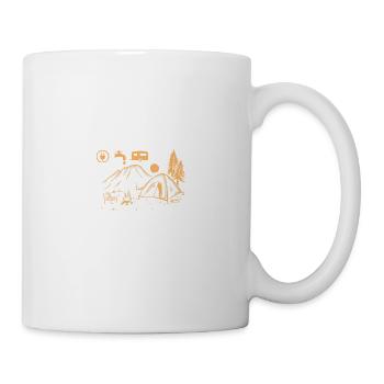 RV Camping I'm Just Here For the Hookups - Tasse - Weiß - Rechts