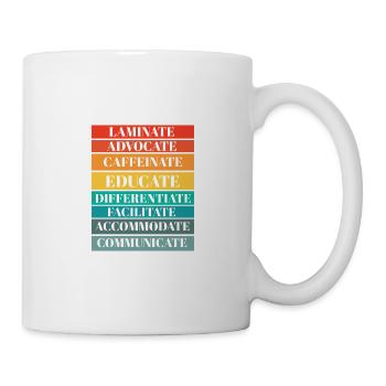 SPED Teacher Laminate Collaborate Autism - Mug - white - Right