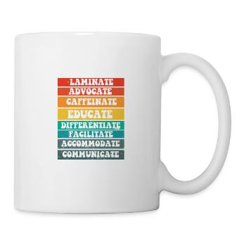 Laminate Collaborate SPED Teacher Autism - Mug - white - Right
