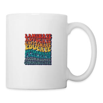 Enseignant SPED Laminate Collaborer Autisme - Mug blanc - blanc - Droite