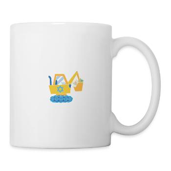 Je creuse Pessah Drôle Fête Juive Heureuse - Mug blanc - blanc - Droite