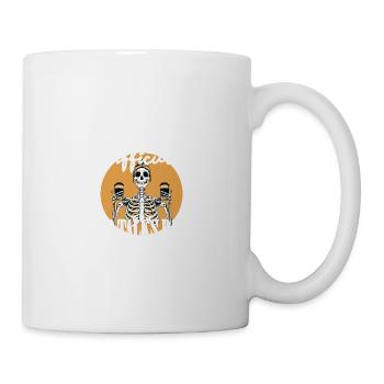 ex Expensive Difficult And Talks Back Skeleton - Mug - white - Right
