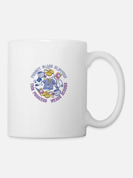 Forget The Glass Slippers This Princess Wears - Tasse - Weiß