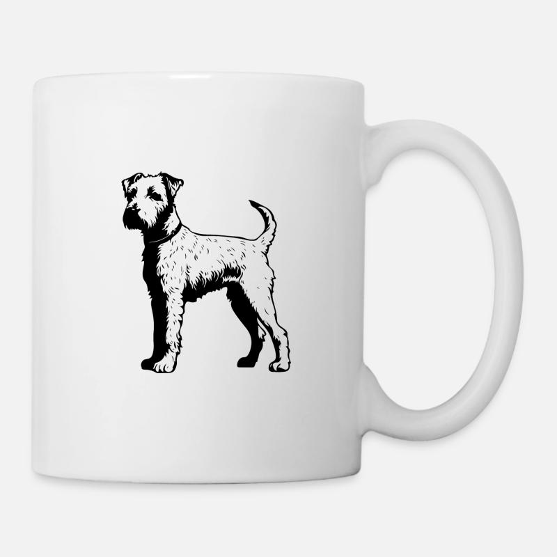 Airedale Terrier Hund - Tasse - Weiß