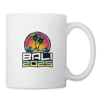 Bali 2025 Urlaub Palmen - Tasse - Weiß - Rechts