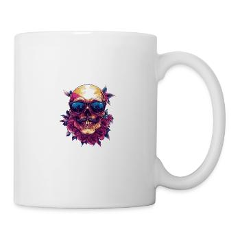 Skeleton Cool Sunglasses - Mug - white - Right