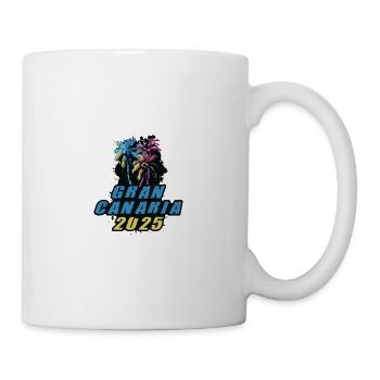 Gran Canaria 2025 Holiday Palm Trees Colorful - Mug - white - Right
