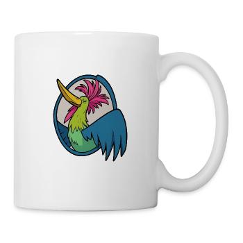 Bremen Town Musicians: Rooster for early risers! - Mug - white - Right