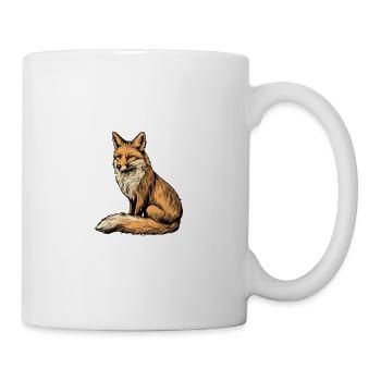 Fuchs - Tasse - Weiß - Rechts