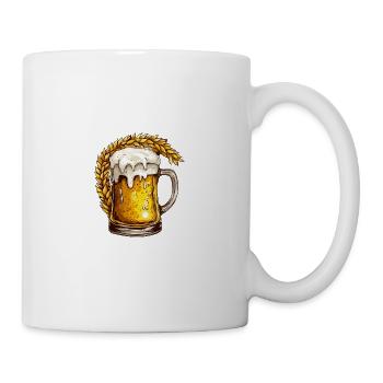 Beer Beer Mug Hops - Mug - white - Right