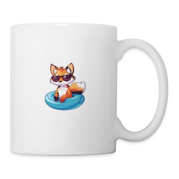 Fuchs Comic Cool - Tasse - Weiß - Rechts