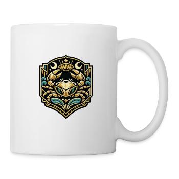 Golden Wave Crab Shield - Mug - white - Right