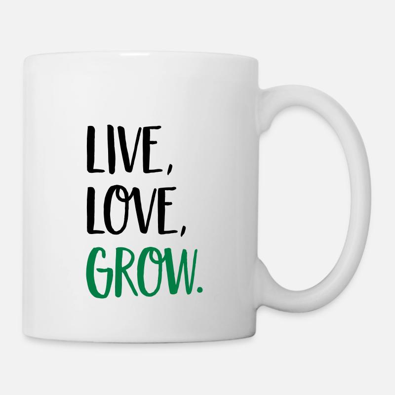 Garten - Tasse - Weiß