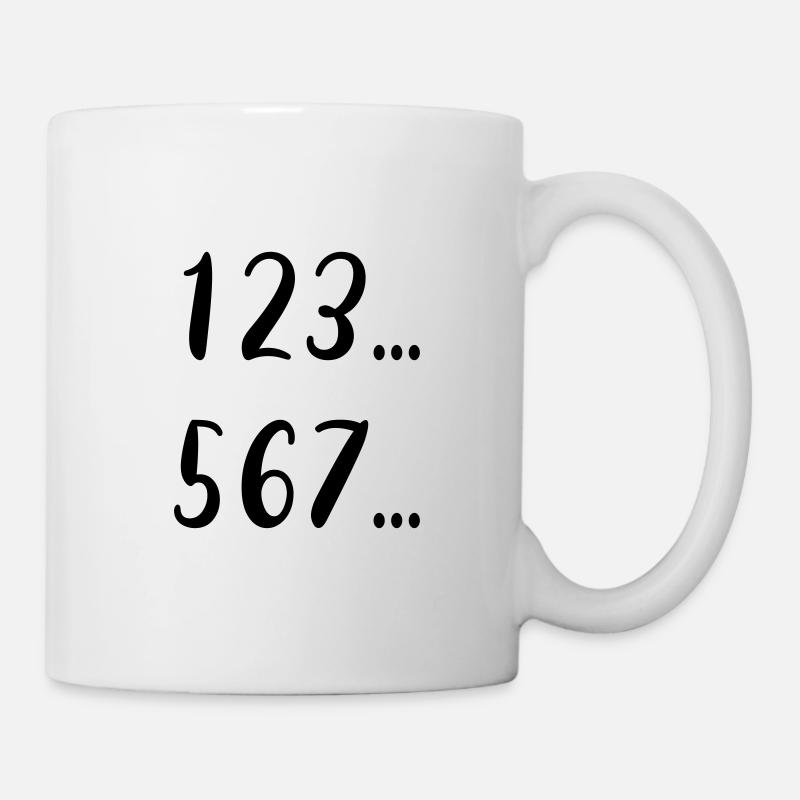 123 ... 567 ... Salsa Cubana Design. Dance Design. - Mug - white