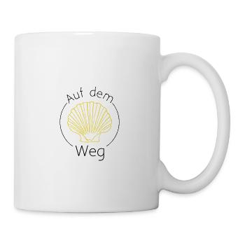 Auf dem jakobsweg - Tasse - Weiß - Rechts