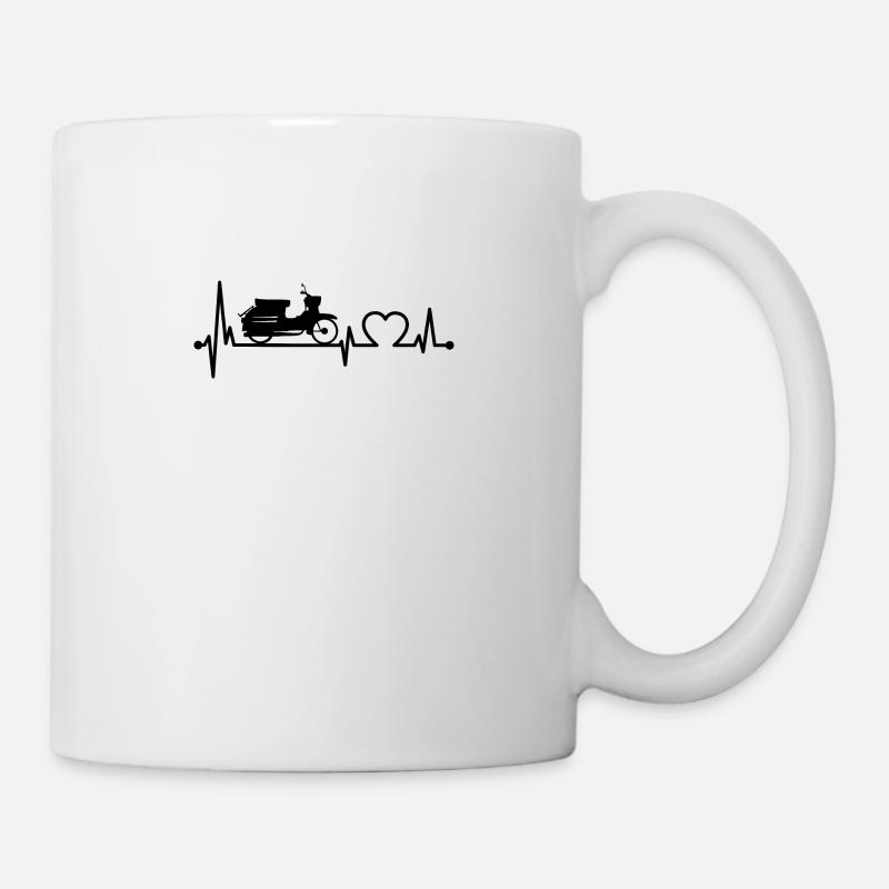 Simson Hirondelle -noir- - Mug blanc - blanc