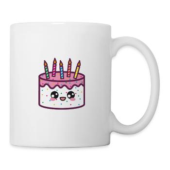 Birthday cake - Mug - white - Right