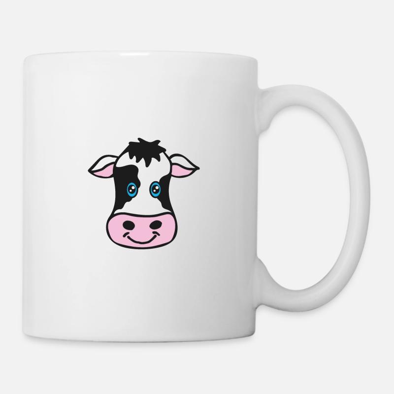 Dessin de vache - Mug blanc - blanc