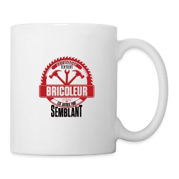 Tonton bricoleur humoristique idée cadeau homme - Mug blanc - blanc - Droite