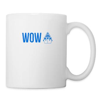 WoW Blue - Mug - white - Right