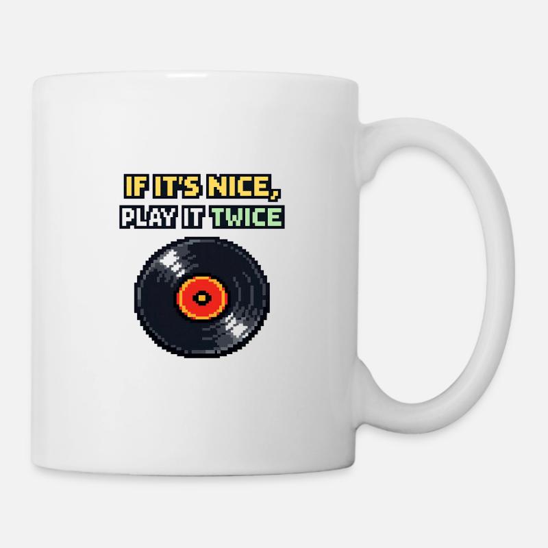 If It's Nice Play It Twice - Mug - white