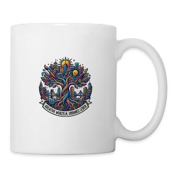 Kreative Wurzeln der Stadt - Tasse - Weiß - Rechts
