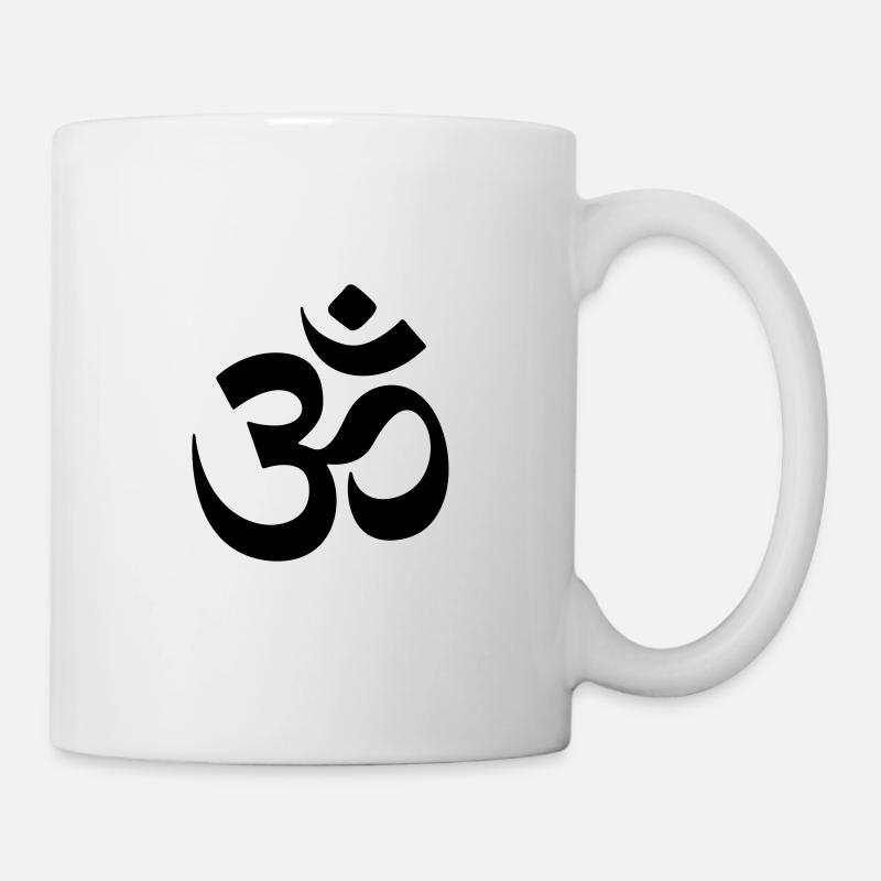 om symbol - Tasse - Weiß