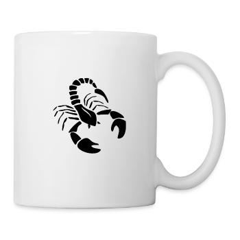Skorpion - Tasse - Weiß - Rechts