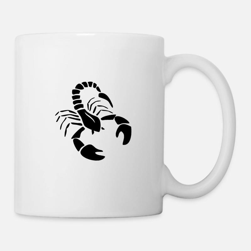 Skorpion - Tasse - Weiß