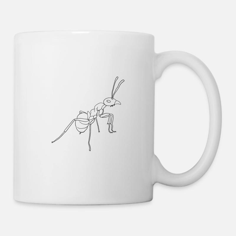fourmi - Mug blanc - blanc