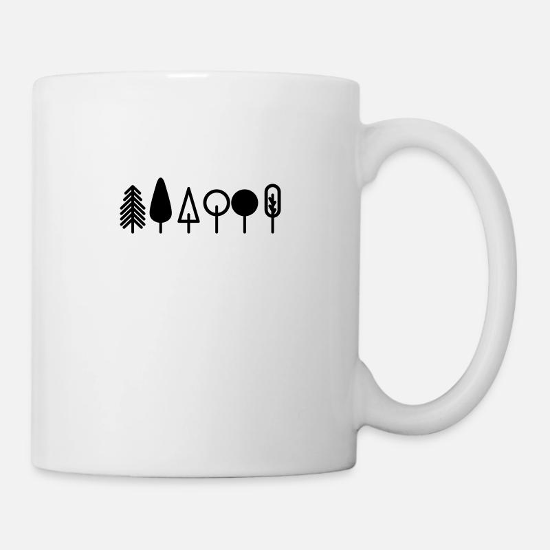 Arbres - Mug blanc - blanc