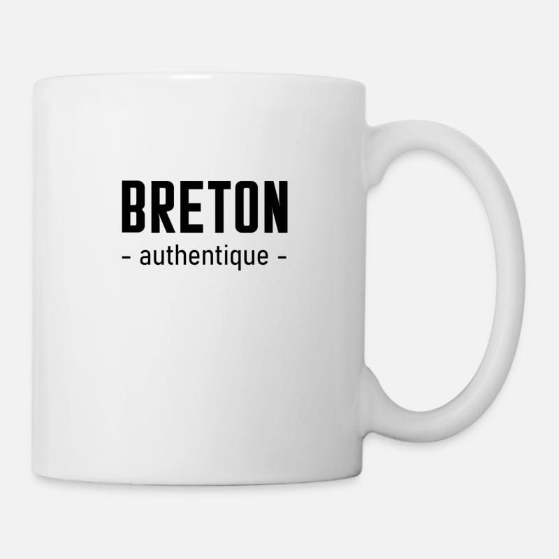 Breton authentique - Mug blanc - blanc