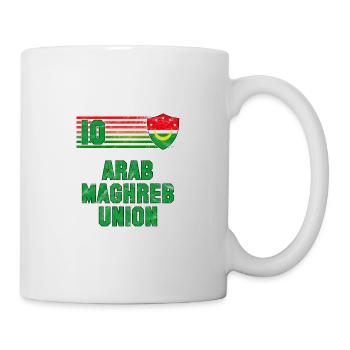 Union des Arabischen Maghreb Fußball Mannschaft - Tasse - Weiß - Rechts