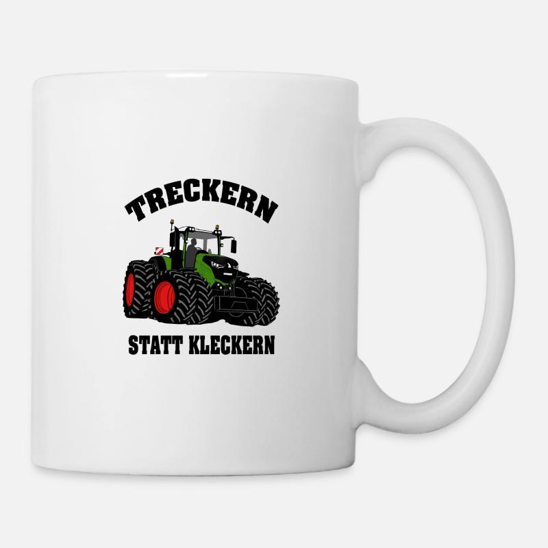 Traktor - Schlepper - Landwirt - Bauer - Tasse - Weiß