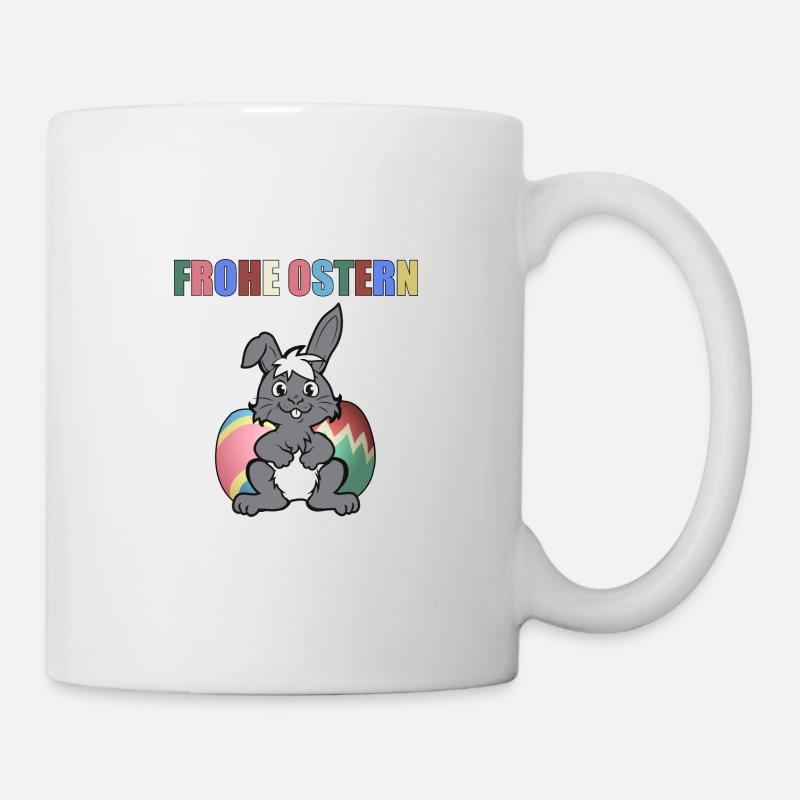 FROHE OSTERN - Tasse - Weiß