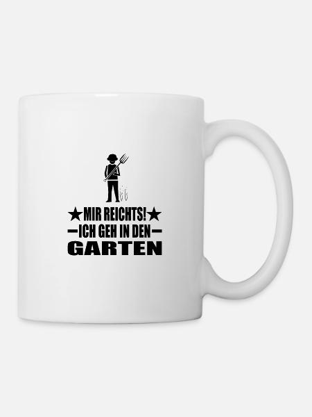 Garten - Tasse - Weiß