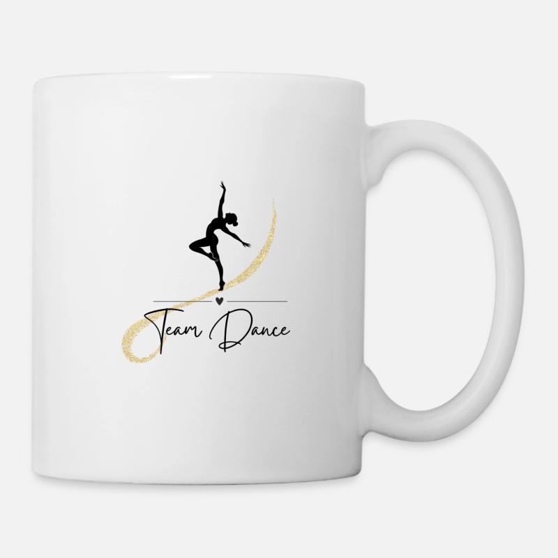 Danse d’équipe. Danse d’équipe. Passion. Cadeau - Mug blanc - blanc