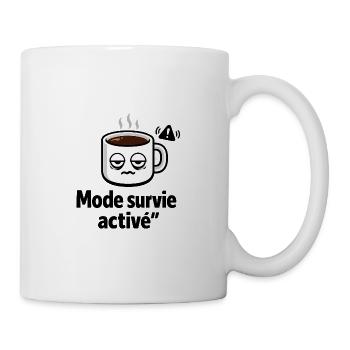 Café Somnolent Sourire - Mug blanc - blanc - Droite