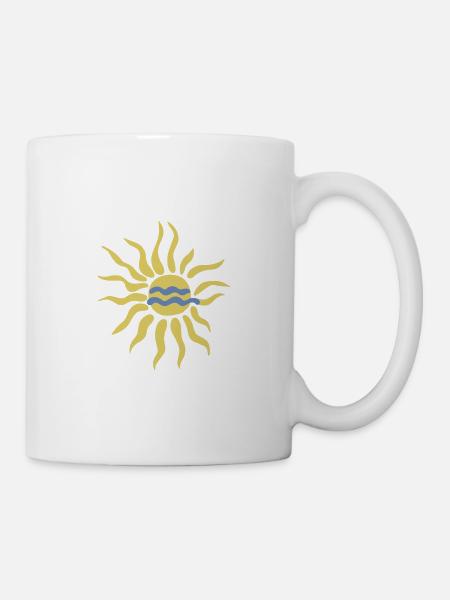 Sonne - Tasse - Weiß