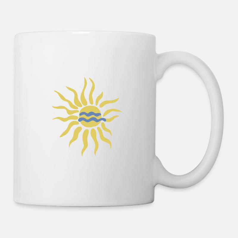 Sonne - Tasse - Weiß