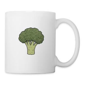 PETITS ACTIVISTES | Brocoli - Mug blanc - blanc - Droite