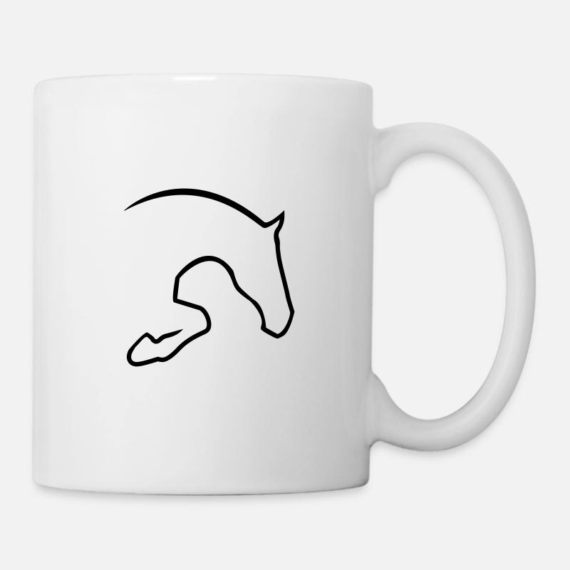 horse - Mug - white