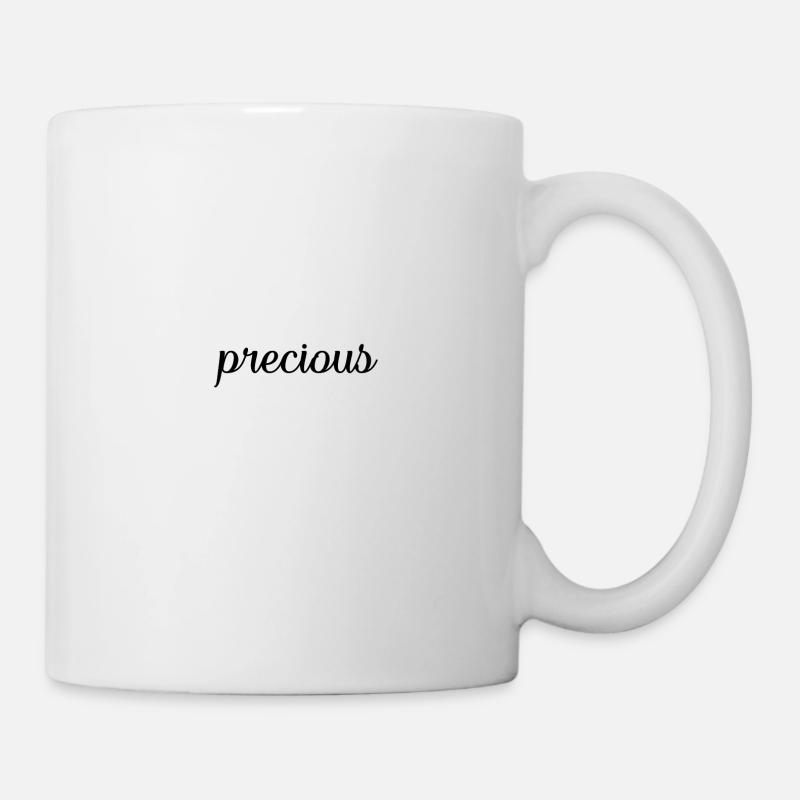 Text 014 precious - Tasse - Weiß