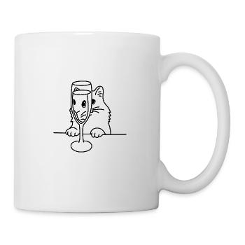 Cat Sweet Glass - Mug - white - Right